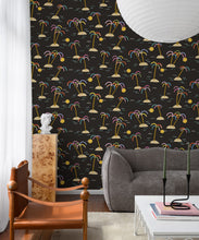 Load image into Gallery viewer, Happy Like A Holiday Wallpaper • Black • Insitu