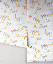 Load image into Gallery viewer, Happy Like A Holiday Wallpaper • Ivory • Rolls