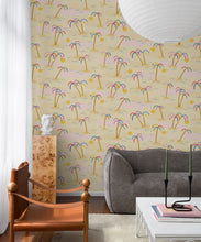Load image into Gallery viewer, Happy Like A Holiday Wallpaper • Sand • Insitu