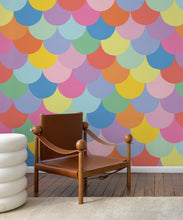 Load image into Gallery viewer, Happy Scales Mural • Bright • Insitu