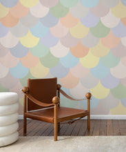 Load image into Gallery viewer, Happy Scales Mural • Natural • Insitu