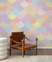 Load image into Gallery viewer, Happy Scales Mural • Pastel • Insitu