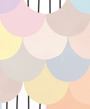 Load image into Gallery viewer, Happy Scales Mural • Pastel Lines • Swatch