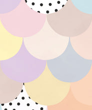 Load image into Gallery viewer, Happy Scales Mural • Pastel Spot • Swatch