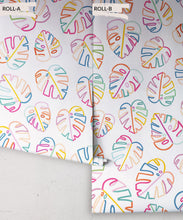 Load image into Gallery viewer, Monstera Love Mural • White • Rolls