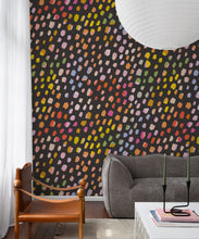 Load image into Gallery viewer, Rainbow Cheetah Wallpaper • Black • Insitu
