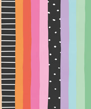 Load image into Gallery viewer, Rainbow Wall Mural • Bright Black • Swatch