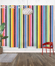 Load image into Gallery viewer, Rainbow Wall Mural • Bright Black • Panels