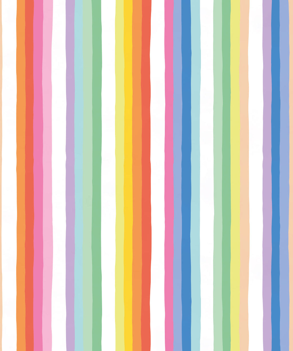 Rainbow Wall Mural • Bright Simple • Swatch