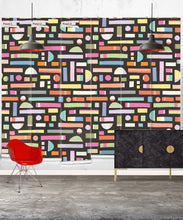 Load image into Gallery viewer, Shape Play Mural • Black • Panels