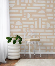Load image into Gallery viewer, Shape Play Mural • Mother of Pearl • Insitu