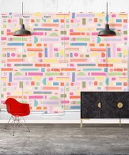 Load image into Gallery viewer, Shape Play Mural • Pink • Panels