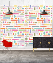 Load image into Gallery viewer, Shape Play Mural • White • Panels