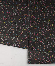 Load image into Gallery viewer, Spring Leaves Wallpaper • Black • Rolls