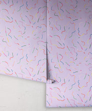 Load image into Gallery viewer, Spring Leaves Wallpaper • Lilac • Rolls