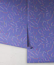 Load image into Gallery viewer, Spring Leaves Wallpaper • Periwinkle • Rolls
