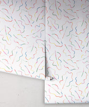 Load image into Gallery viewer, Spring Leaves Wallpaper • White • Rolls