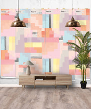 Load image into Gallery viewer, Stepping Up Mural • Pastel Line • Panels