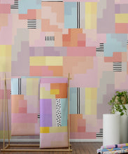 Load image into Gallery viewer, Stepping Up Mural • Pastel Line • Insitu