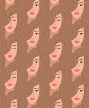 Load image into Gallery viewer, Stronger Together Wallpaper • Brown • Swatch