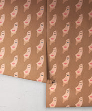 Load image into Gallery viewer, Stronger Together Wallpaper • Brown • Rolls