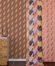 Load image into Gallery viewer, Stronger Together Wallpaper • Brown • Insitu