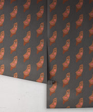 Load image into Gallery viewer, Stronger Together Wallpaper • Charcoal • Rolls