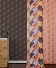 Load image into Gallery viewer, Stronger Together Wallpaper • Charcoal • Insitu