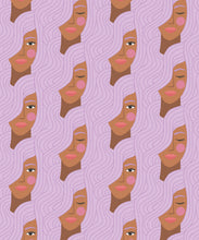 Load image into Gallery viewer, Stronger Together Wallpaper • Lilac • Swatch