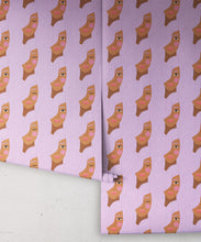 Load image into Gallery viewer, Stronger Together Wallpaper • Lilac • Rolls