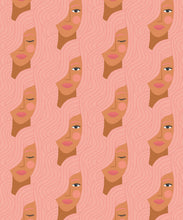 Load image into Gallery viewer, Stronger Together Wallpaper • Peach • Swatch