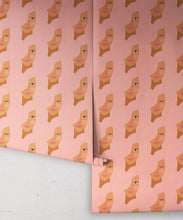 Load image into Gallery viewer, Stronger Together Wallpaper • Peach • Rolls