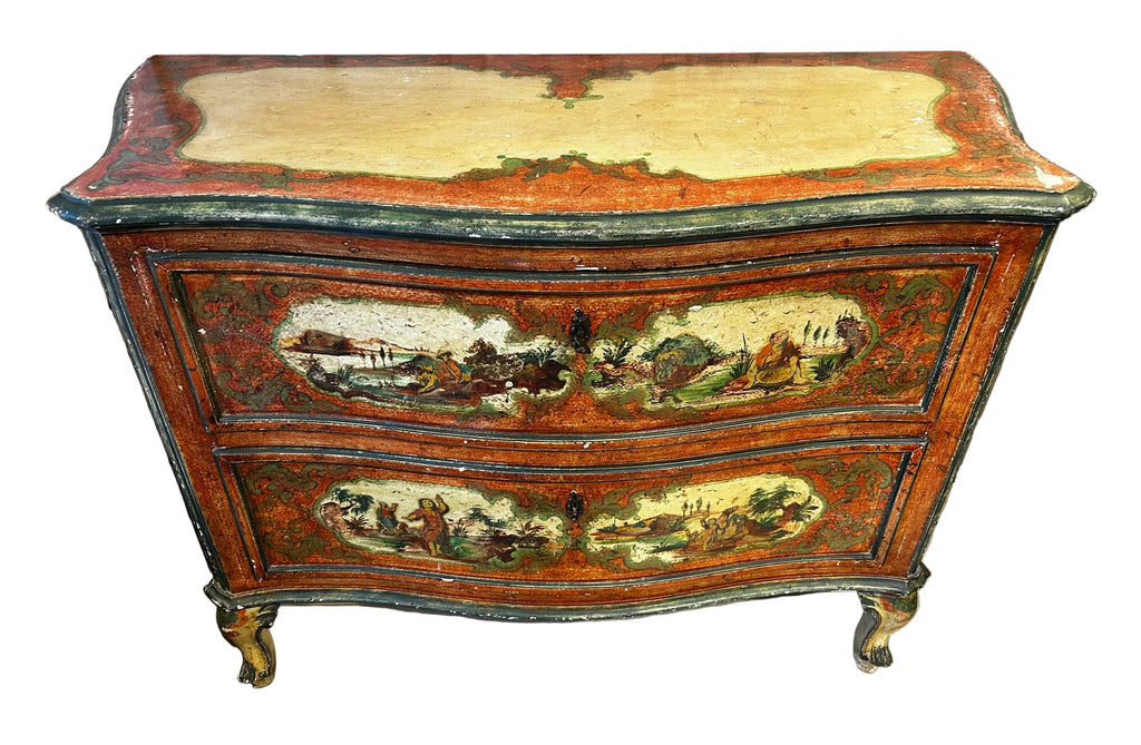 italian lacquered commode