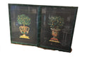 pair of framed art-the garden urn