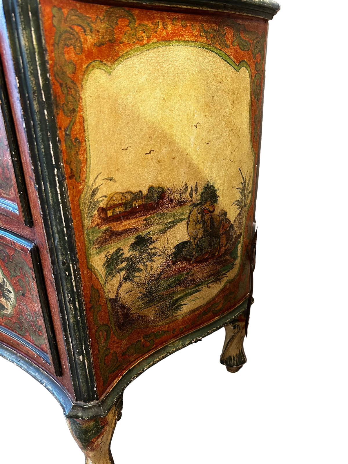 italian lacquered commode