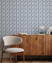 Load image into Gallery viewer, Cherry Blossom Wallpaper • Indigo Ivory • Insitu