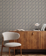 Load image into Gallery viewer, Cherry Blossom Wallpaper • Indigo Natural • Insitu
