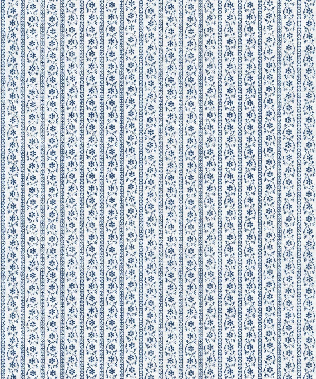 Daisy Chain Wallpaper • Indigo Ivory • Swatch