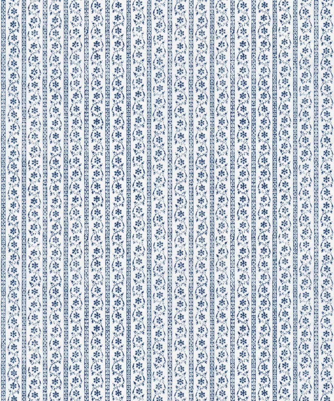 Daisy Chain Wallpaper • Indigo Ivory • Swatch