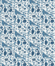 Load image into Gallery viewer, Vintage Bluebirds Wallpaper • Swatch