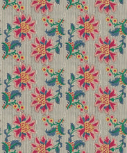 Load image into Gallery viewer, French Floral Wallpaper • Multi Natural Stripe • Swatch
