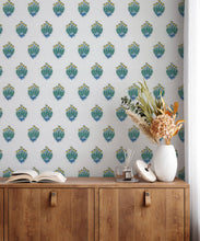 Load image into Gallery viewer, Buti Wallpaper • Green Ivory • Insitu
