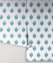 Load image into Gallery viewer, Buti Wallpaper • Indigo Ivory • Rolls