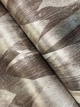 Load image into Gallery viewer, Shimmering Canopy Wide Width Wallpaper - Charcoal wallpaper detail
