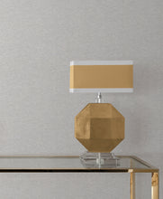 Load image into Gallery viewer, Tide Water Wide Width Wallpaper - Light Grey room setting