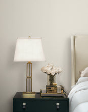 Load image into Gallery viewer, Ripple Effect Wide Width Wallpaper - Beige room setting