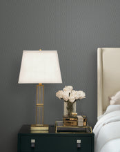 Load image into Gallery viewer, Ripple Effect Wide Width Wallpaper - Slate room setting