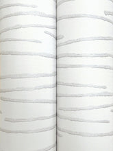 Load image into Gallery viewer, Foundations Wide Width Wallpaper - Dove wallpaper detail
