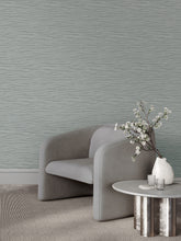 Load image into Gallery viewer, Foundations Wide Width Wallpaper - Light Blue room setting