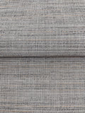 Drift Weave Wide Width Wallpaper - Grey wallpaper detail